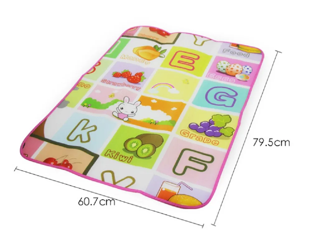 Tapis de jeu pour bébé Motif unique 79,5 * 60,7 * 0,3 cm Tapis de sécurité pour enfants imperméables et extérieurs Tapis de jeu