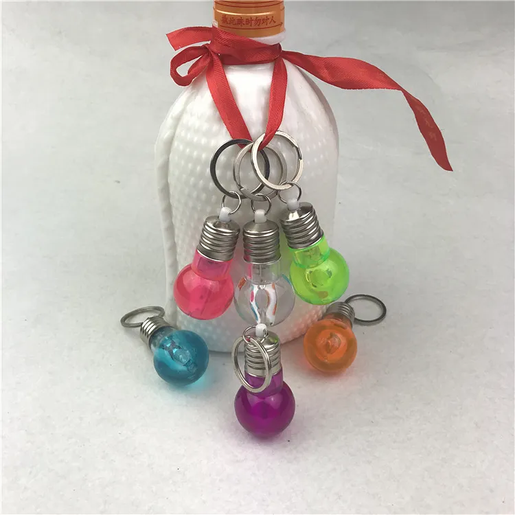 LED Flash Bubble Keychain Custom Creative Toys Gifts Activity Gifts Pendant Novely Jewelry