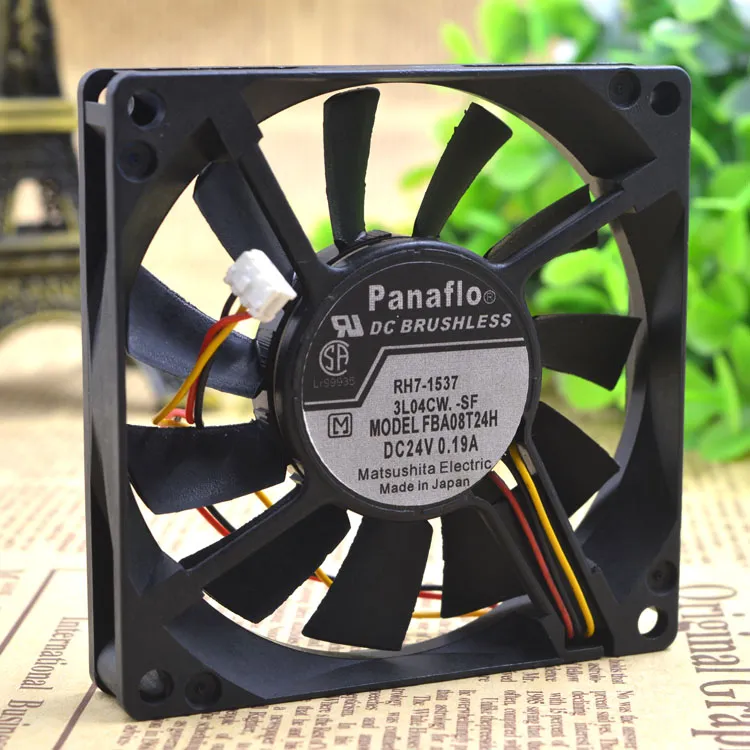 1PC Neu FOR panaflo 24V 0.19A 80*80*15 FBA08T24H 