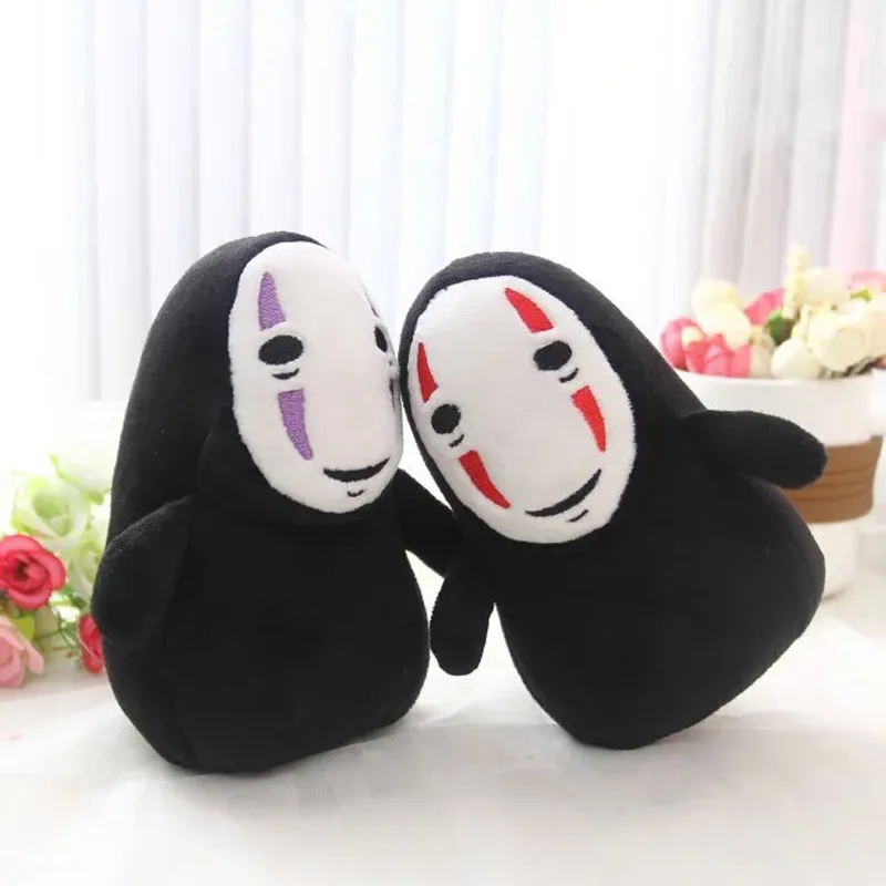 15cm Spirited Away Faceless Man Plush Toy No Face Pendant Ghost Kaonashi Stuffed Plush Toys Doll for Children Kids Gift LA074