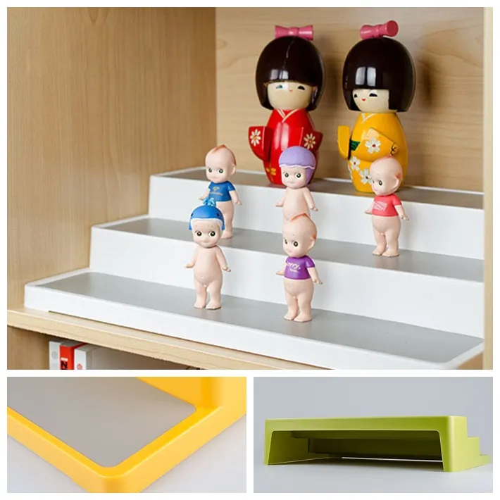 Vitrine pour figurines d'action avec 3 étapes, vitrine de poupée avec porte  pour objets de collection, figurines Funko Pop, tous les jouets et mini