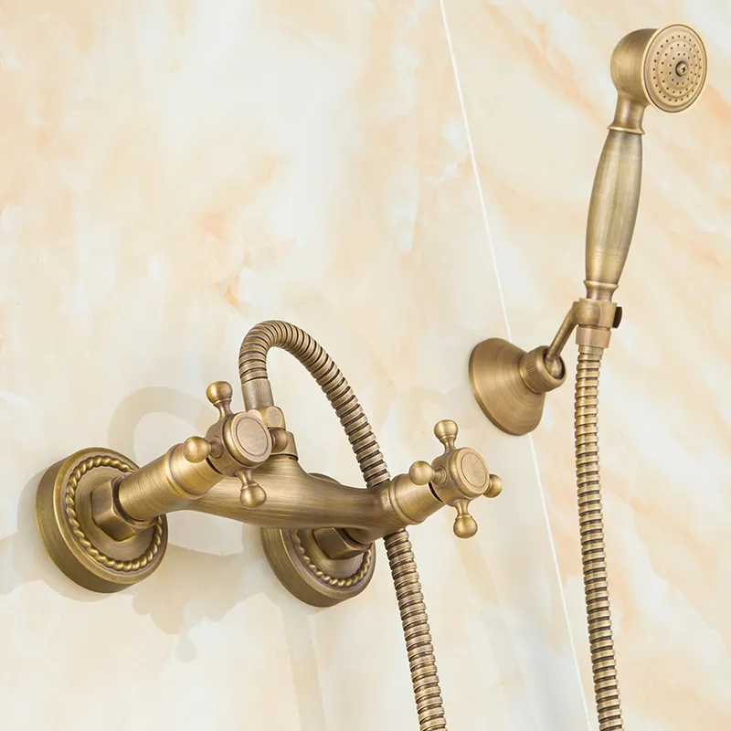 Dofaso retro telephone hand shower and oill rubbed telephone shower heads