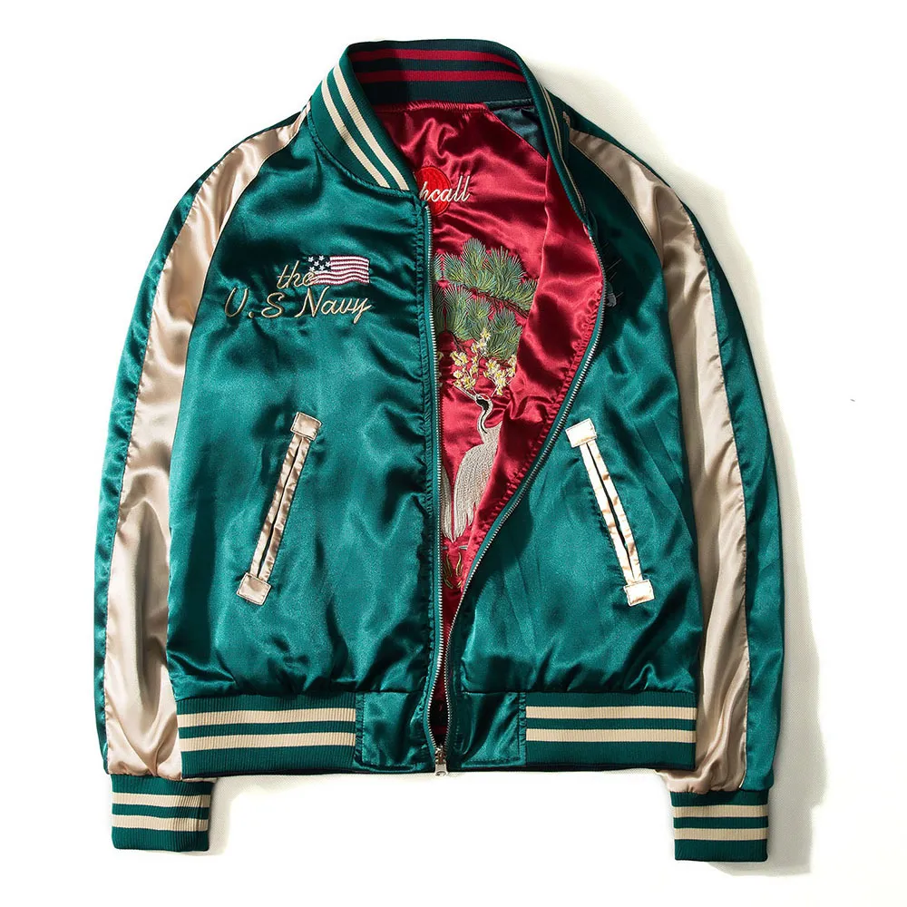 Japanese satin jacket sales