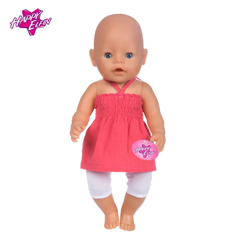 New Fashion Baby Doll Clothes Zapf Baby Born 43cm American doll clothes doll accessories strap suit for dolls