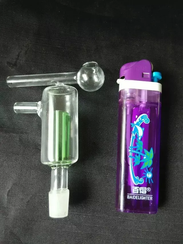 Two filter glass pot, glass bongs accessories
