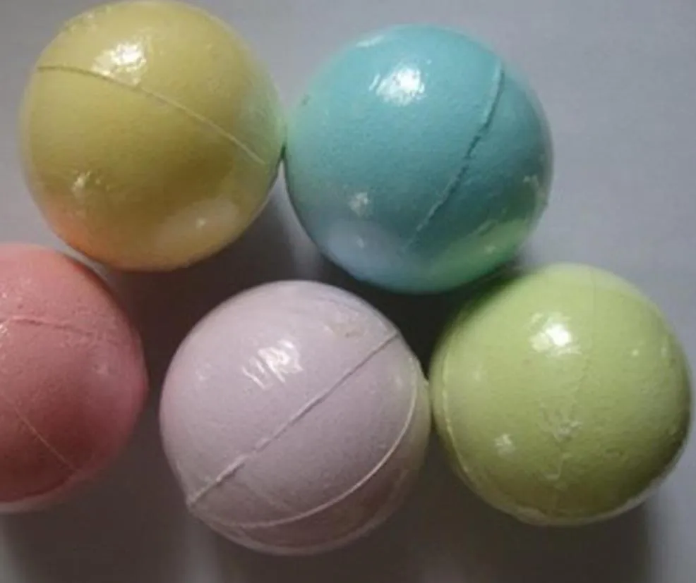SPA SALTS 40G Slumpmässig färg! Naturlig bubbla bad bomb boll eterisk olja handgjorda bollar fizzy julklapp till henne