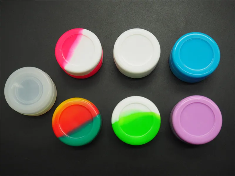 5ml wax containers silicon container food grade jars dab tool storage jar oil holder for vaporizer vape FDA approved