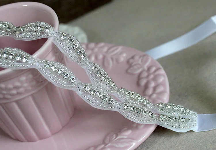 Double belt Diamante Bridal Hairband Headpiece Art Decor Artificial Jewels Headband Wedding Hair Tiara Headband SH862 shippi3586486