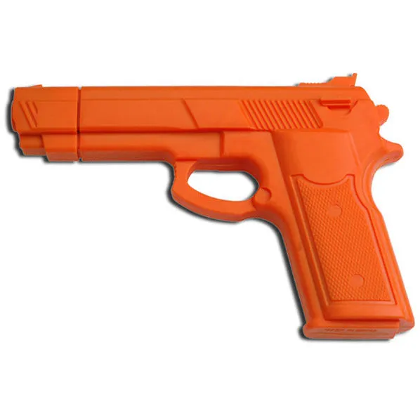 7" ORANGE RUBBER TRAINING GUN Police Dummy Non Firing Real Look and Feel