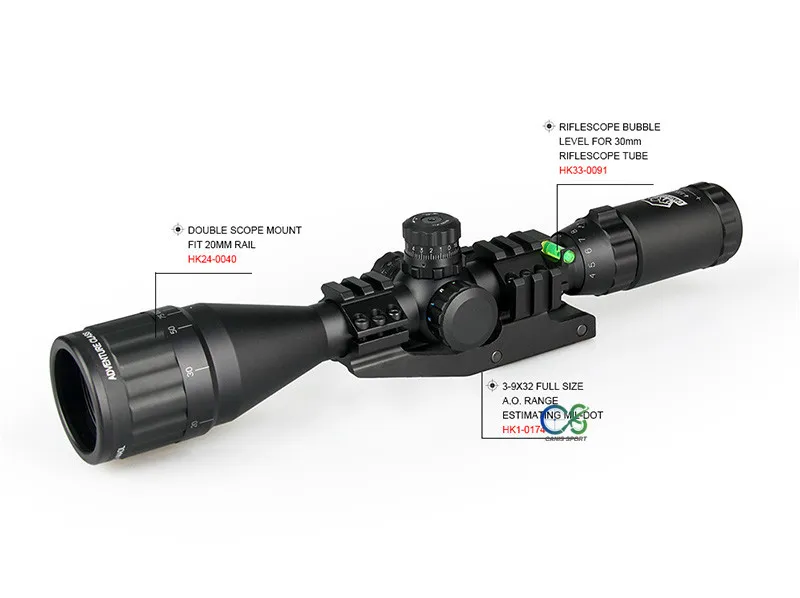 PPT Wasserwaage, Zielfernrohr-Montageringe, passend für 30-mm-Zielfernrohre für die Jagd, CL33-0091