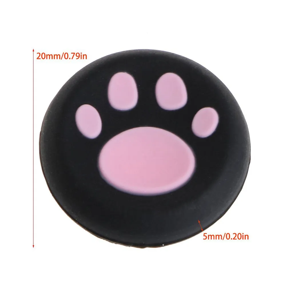 Silicone stick Cap Cover Analog Thumb Stick Grips pour PS4 PS5 XBOX ONE 360 Switch Pro Controller Cat Claw Paw style Thumbstick Caps DHL FEDEX EMS FREE SHIP