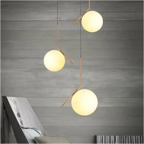 north europe led glass chandeliers lighting globe pendant lights restautant bedroom livingroom pendant lights fixture ac85265v