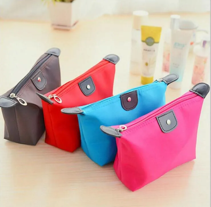 candy color Travel Makeup Bags Women Lady Cosmetic Bag Pouch Clutch Handbag Hanging Jewelry Casual Purse beach wash bags