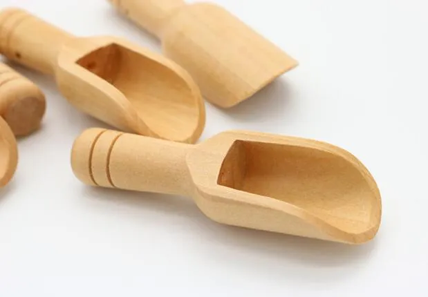 Salt tea spoon tableware wooden crafts wood spoon