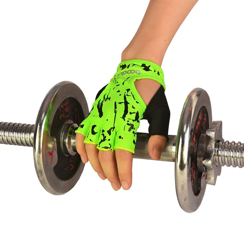 Kvinnor gym fitness handskar bowling hantel halvfinger lundar träning tyngdlyftande träning vandring barbell yoga sport handske Guantes luva