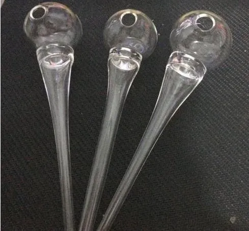 I più nuovi bruciatori a olio in vetro trasparente a forma di cono da 14 cm Tubi Tubi l'acqua in vetro dritto Narghilè Tubi l'acqua in vetro Bong
