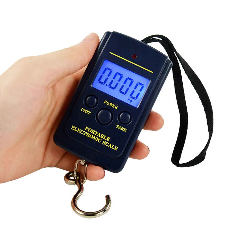 Free shipping by dhl 50pcs 40Kg Digital Scales LCD Display hanging luggage fishing  weight scale lin3933 2024 from sara_yang, $2.62