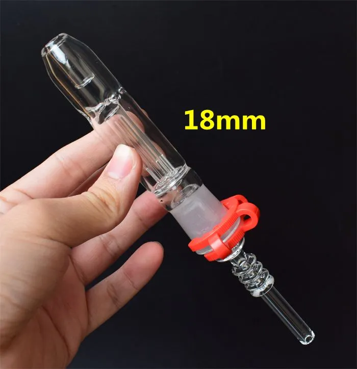 Mini Nektar Toplayıcı Kiti Kuvars Ucu ile 10mm 14mm 18mm Ters Çivi mini cam boru Yağ Rig Konsantre Borular Sigara Boru için