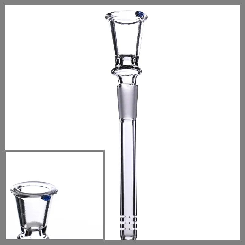 Humanized Design Smoking Glass Downstem 14mm Male Bowl Free Stem Clear