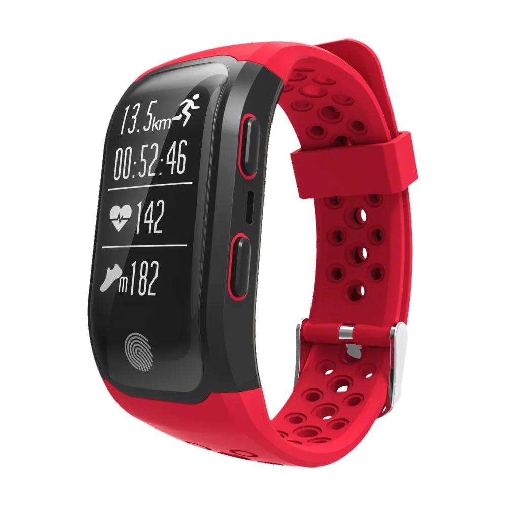 الأجهزة SOVO SmartBand الذكية سوار الرياضة الفرقة GPS النشاط المقتفي معصمه S908 القلب رصد معدل اللياقة البدنية أساور يمكن ارتداؤها