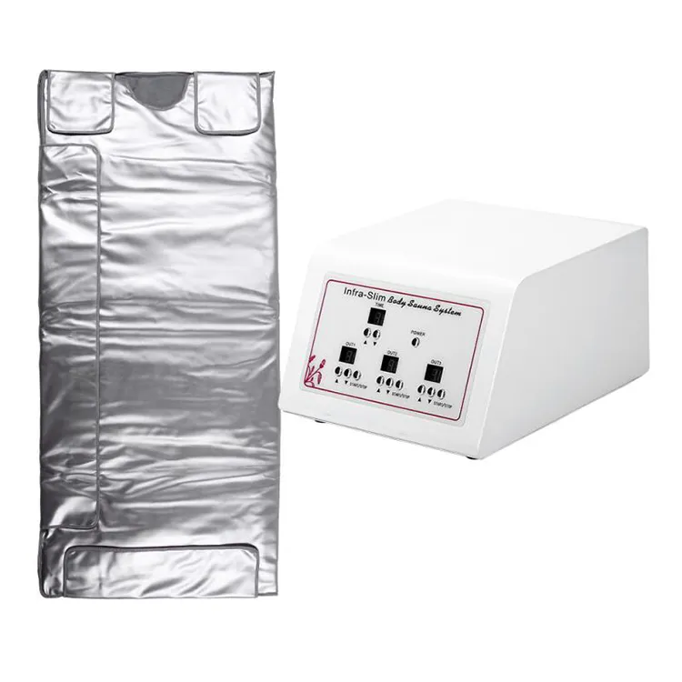2 Zone FIR -sauna ver infrarood thermisch lichaam afslank Sauna dekenverwarmingstherapie slanke zak spa verlies gewicht lichaam detox machine ce