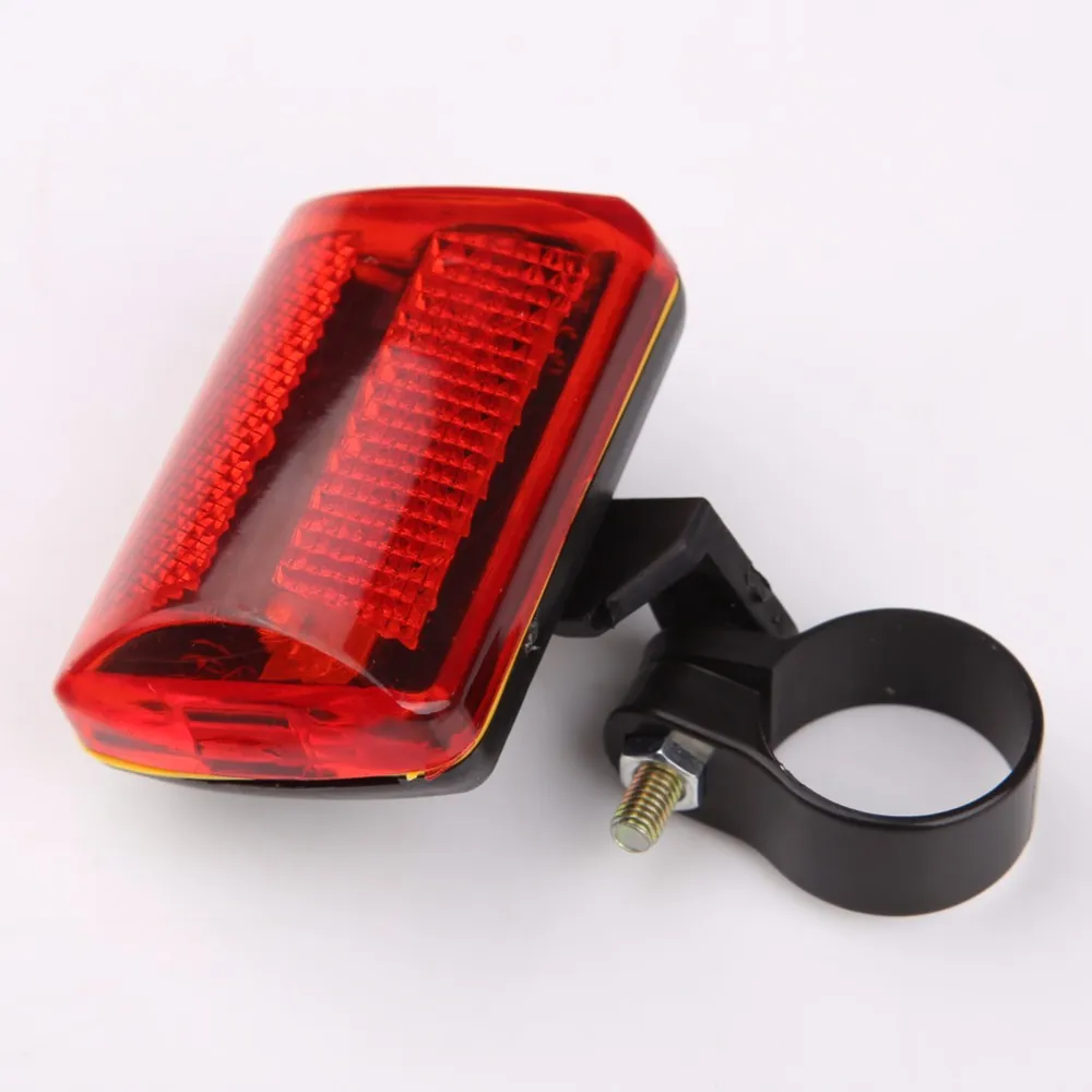 Hot Sale Bike Bicycle 5 LED Rear Tail Light Cycling Red Light MTB Bike Safety Warning Flashing Lights Without Battery