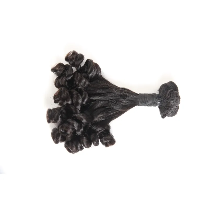 Brazylijskie dziewicze włosy Funmi Curly Style Funmi Hair 3 Bundles 300G Nowe modne przedłużanie włosów Naturalny kolor 10-20 cali