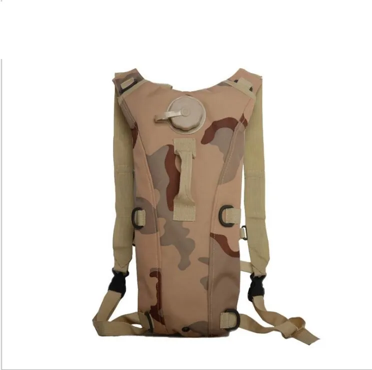 Utomhussporter Camping Mountain Vandringsklättring 2.5L TPU Tactical Hydration Vatten Ryggsäck Bagpaket med blåsor 9 färger