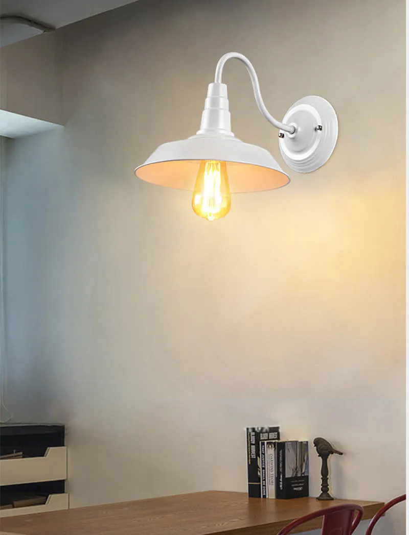 Wall Sconces Set Of 2 Industrial Wall Light Vintage Sconce Lamp Adjustable Lamp Rustic Metal Wire Cage Wall Lamp Shade Edison Style Antique Light Fixture (No Bulb) (Bronze Color Deck Box