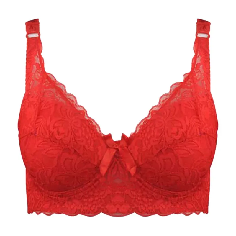 CALOFE Sexy soutien-gorge femmes nouvelle mode sous-vêtements en dentelle Push Up femme brassière Lingerie intimes vêtements porter Female281G