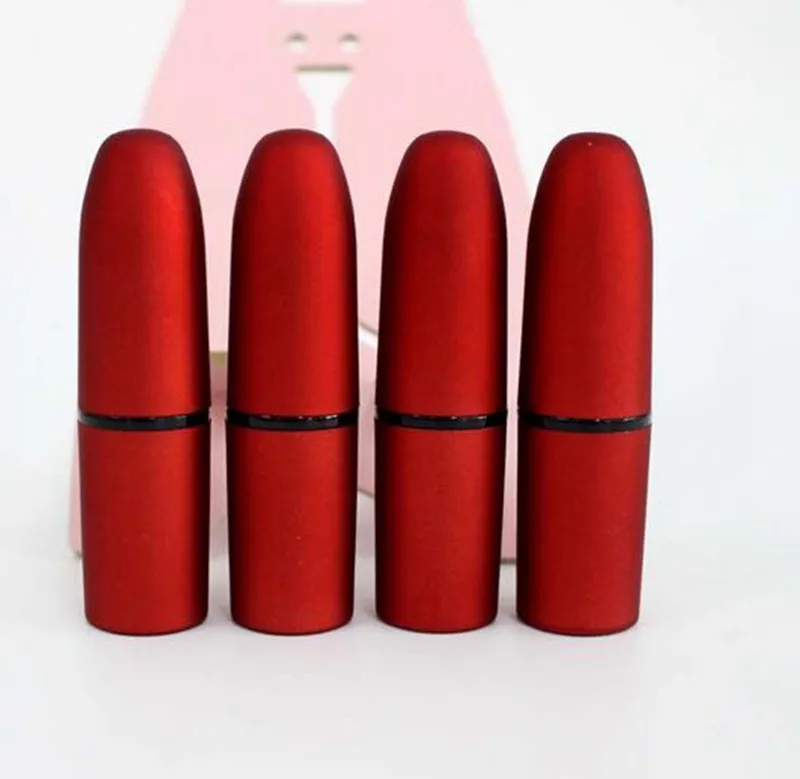 Bullet leeg 12.1mm lippenbalsem container lip balsem mode cool lippenstift buis frosted rode kleur diy cosmetische nieuwe mode