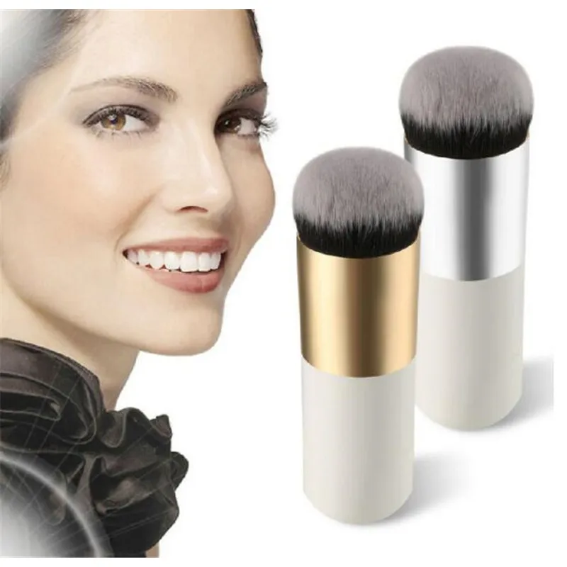 Pincéis de maquiagem da moda Chubby Pier Foundation Brush Flat Cream brush Professional Cosmetic Make-Portable BB Flat Cream