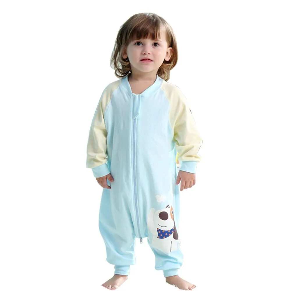 Essentials Pijamas de algodón sin pies para niños pequeños y niñas,  paquete múltiple