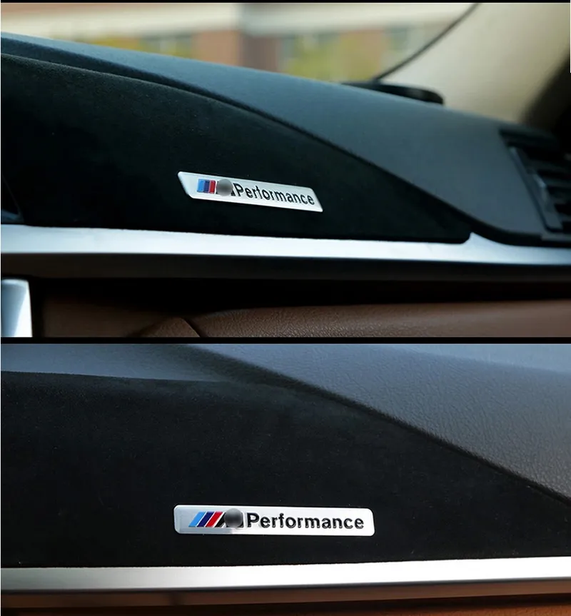 M Performance Motorsport Metal Logo Adesivo de Carro Emblema de Alumínio Grade Distintivo para BMW E34 E36 E39 E53 E60 E90 F10 F30 M3 M5 M6