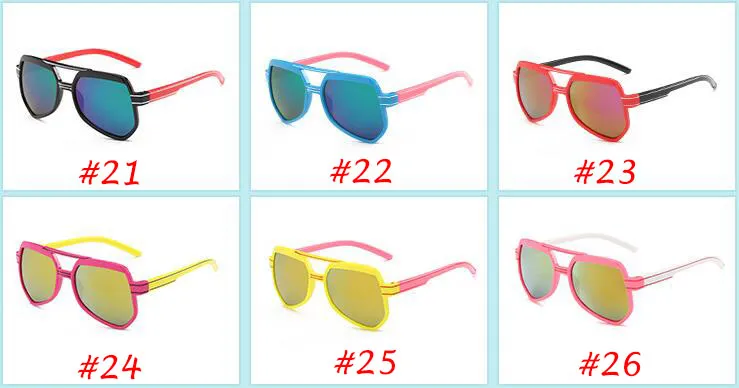 Cute Kids Sunglasses UV400 Lovely Baby's Sun Glasses Boys Girls Party sunglasses 5 Styles Various Colors Support 