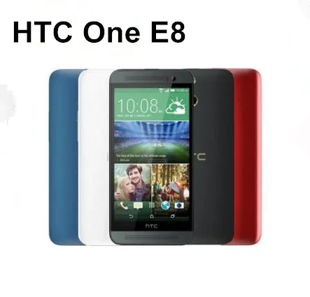5 pcs recondicionado original htc one e8 5.0 polegada quad core 2 gb ram 16 gb rom 13mp câmera 4g lte android telefone móvel inteligente