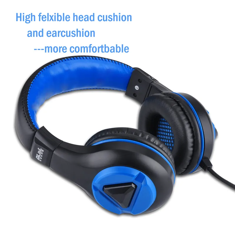 Original Wired Gaming Headphone 3.5 Computer Gaming Hedset Gamer 3.5 с микрофоном для ПК PS 4/5 Xbox