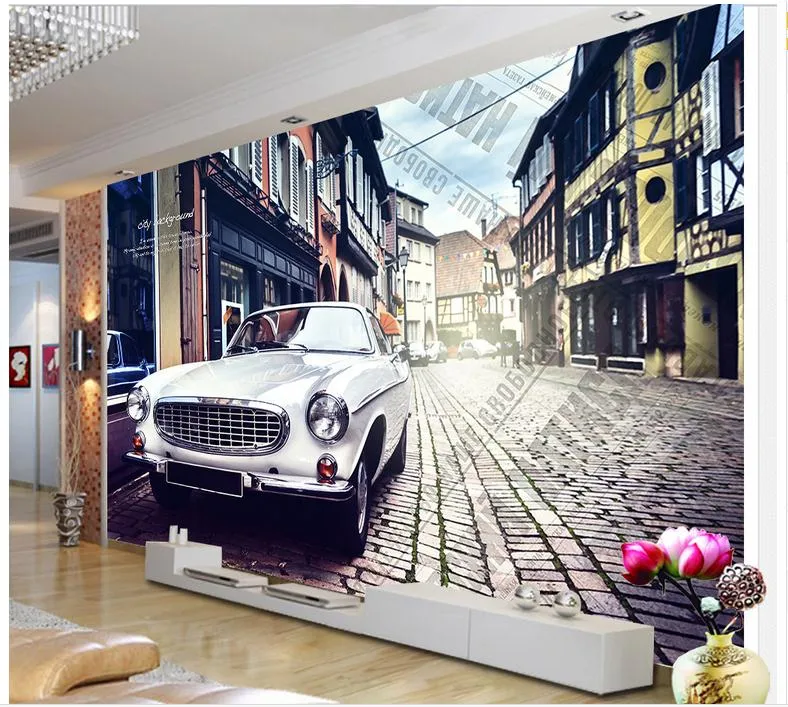 papel de parede 3D Custom Photo mural Wallpaper Original modern minimalist luxury building wall wallpapers for living room home decor