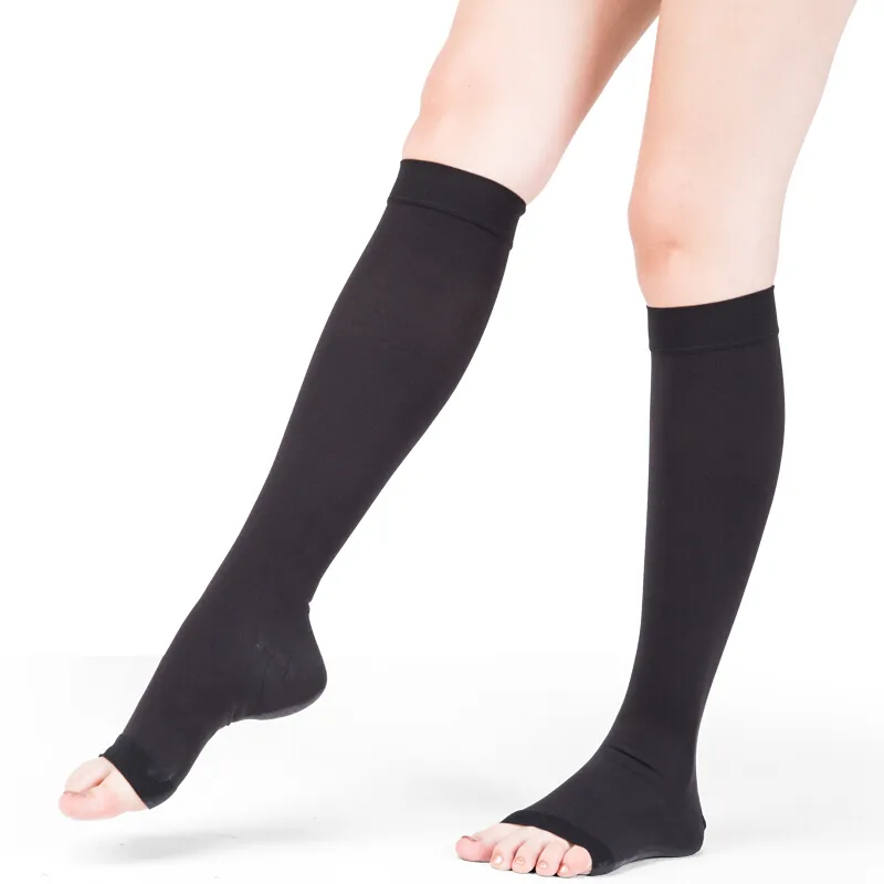 20-30 mmHg Women Knee High Closed Toe Compression Socks – Varcoh