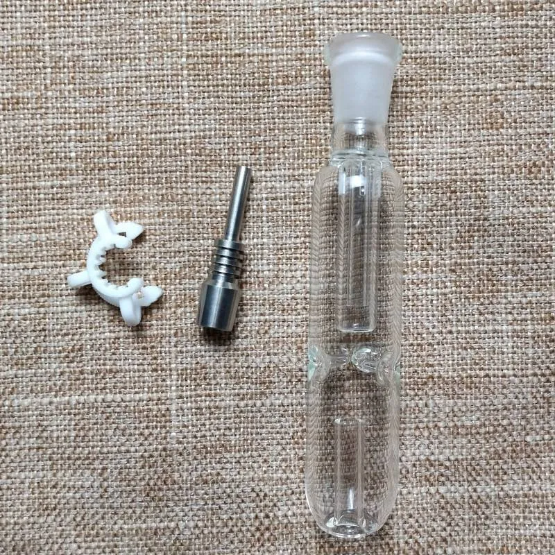 10mm Joint Mini NC-Kits mit Titan-Nagel-Spitze NC Dab Bohrinseln Straw NC Glasbongs NC09-10