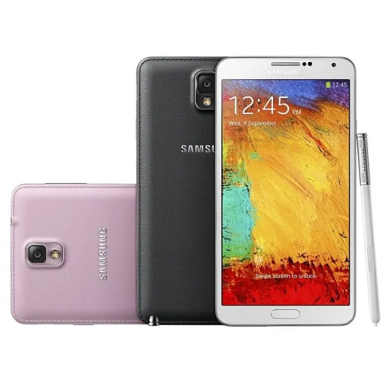 هاتف Samsung Galaxy Note III الأصلي 3 Note3 N9005 16GB / 32GB ROM Android4.3 13MP 5.7inch رباعي النواة 4G LTE هاتف مجدد غير مقفول