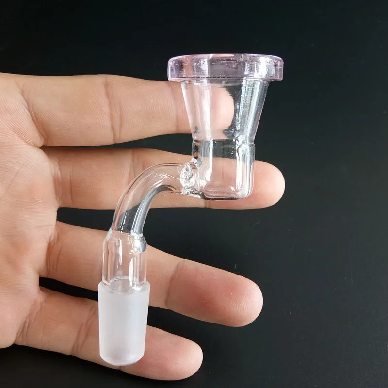 Glas Drop Down Adapter voor Bong Converter Oliebrander Pijpen Hookahs met 14mm 18mm Gezamenlijke Pyrex Bubbler Roken Water Handpijp