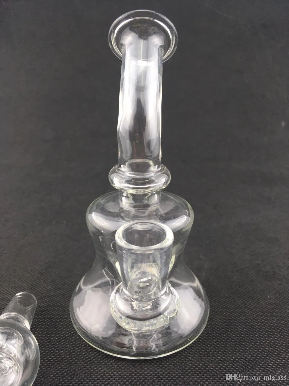 Cachimbo de vidro transparente para cachimbo de água, conector bong 14mm bem-vindo ao pedido