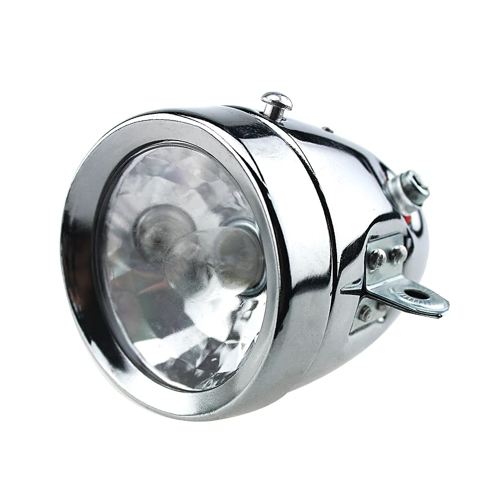 12V 6W Bicycle Motorized Bike Friction Generator Dynamo Headlight Tail Light Kit MOT_21Y From