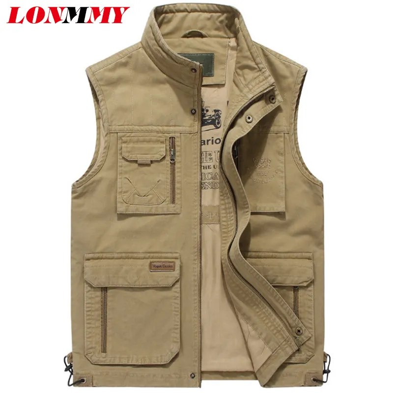 Mens sleeveless hot sale jacket with pockets