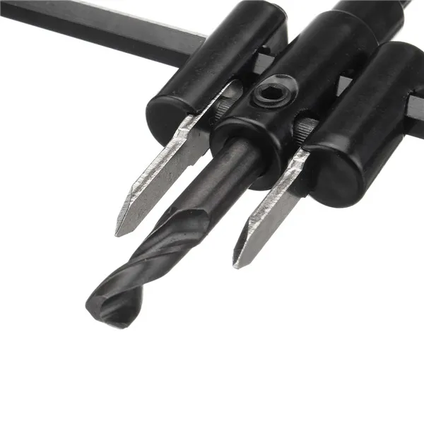 Scie Circulaire Réglable HOHXEN - Diamètre De Coupe 30-120mm, Pour Bois Et Plastique