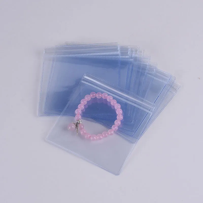 13 * 13 cm Clear Anti-utlenianie Biżuteria Plastikowe Torby Opakowane do Event Zipper Lock Biżuteria Resealable Poly Bag QW7403