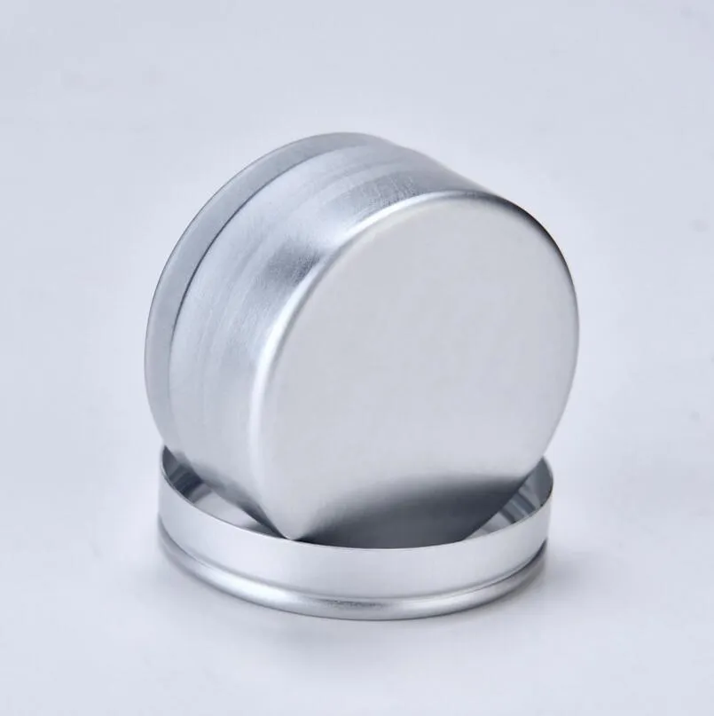 40g empty skin care cream aluminum containers with window cap,metal aluminum jar window lid ,metal bottle tin pot can LX1248