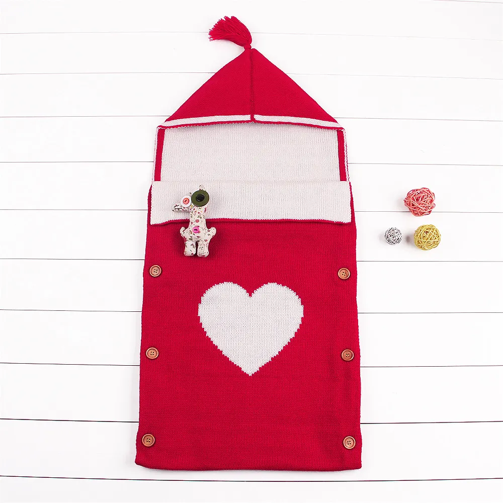 INS Spring New Baby Wrapped Sleeping Bag Childrens Wild Hooded Sleeping