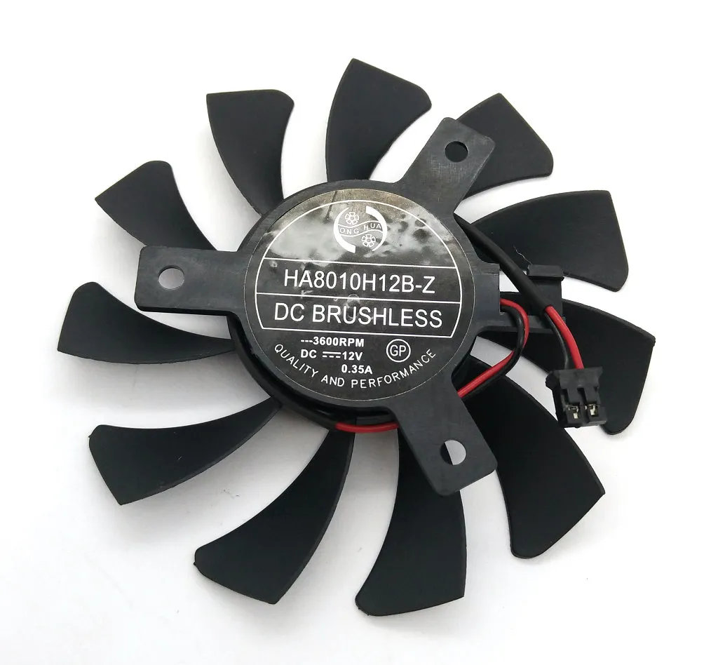 Original for MSI N740 GT740 GTX750 Graphics card cooling fan HA8010H12B-Z 12V 0.35A 3600RPM